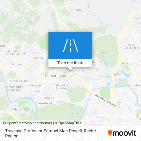 Travessa Professor Samuel Mac Dowell map
