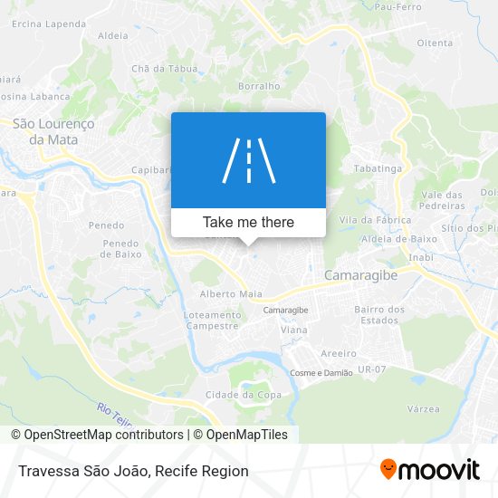 Travessa São João map