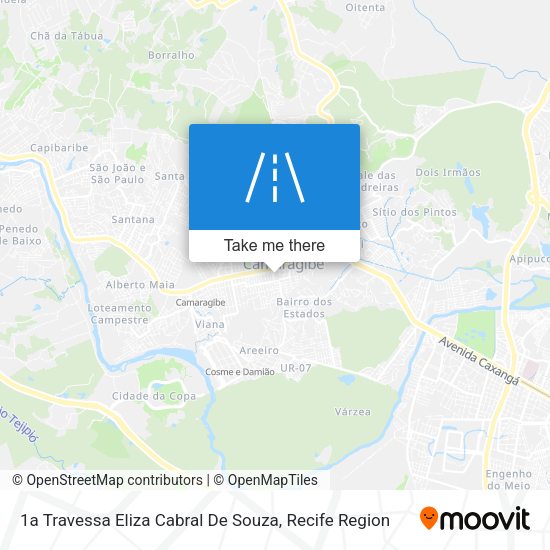 1a Travessa Eliza Cabral De Souza map