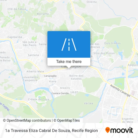 1a Travessa Eliza Cabral De Souza map