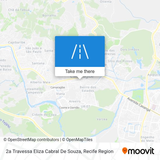 2a Travessa Eliza Cabral De Souza map