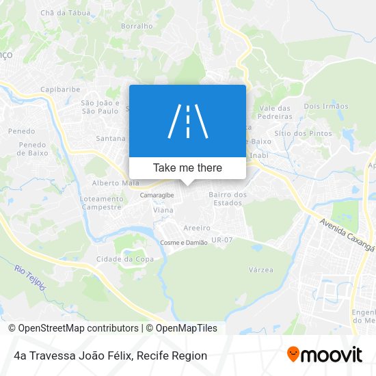 4a Travessa João Félix map