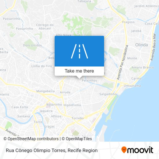 Rua Cônego Olimpio Torres map
