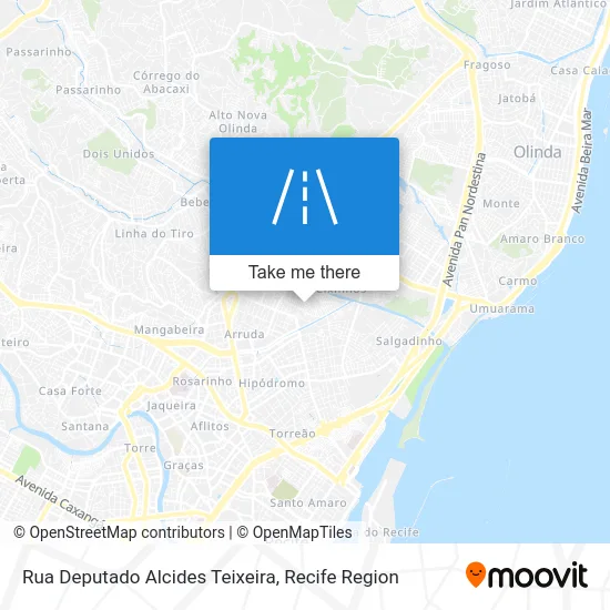 Rua Deputado Alcides Teixeira map