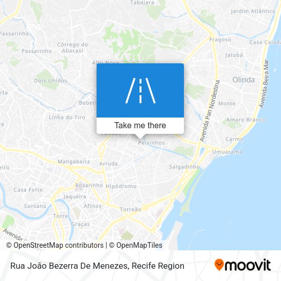 Rua João Bezerra De Menezes map