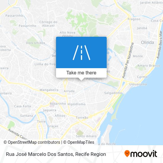 Rua José Marcelo Dos Santos map