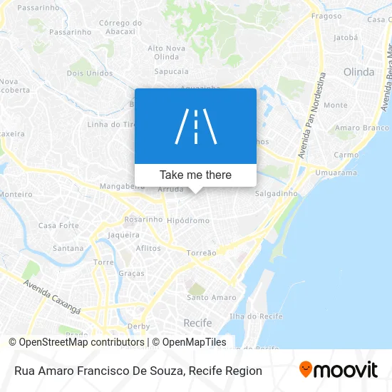 Rua Amaro Francisco De Souza map