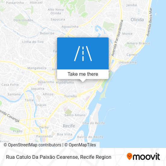Rua Catulo Da Paixão Cearense map