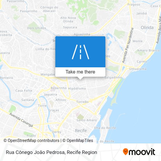 Rua Cônego João Pedrosa map