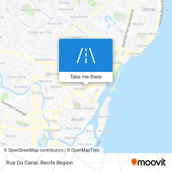 Rua Do Canal map