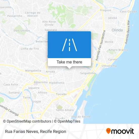 Rua Farias Neves map