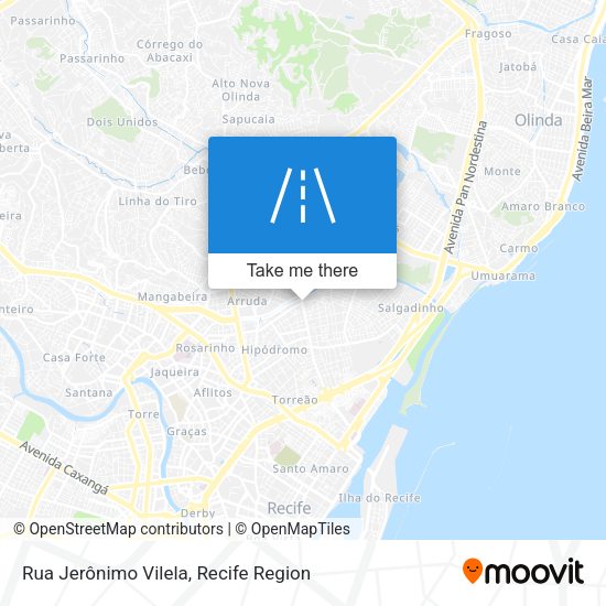 Rua Jerônimo Vilela map