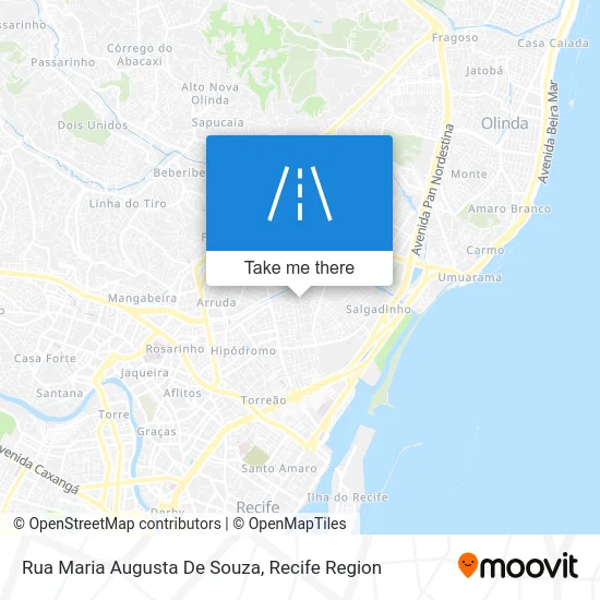 Rua Maria Augusta De Souza map