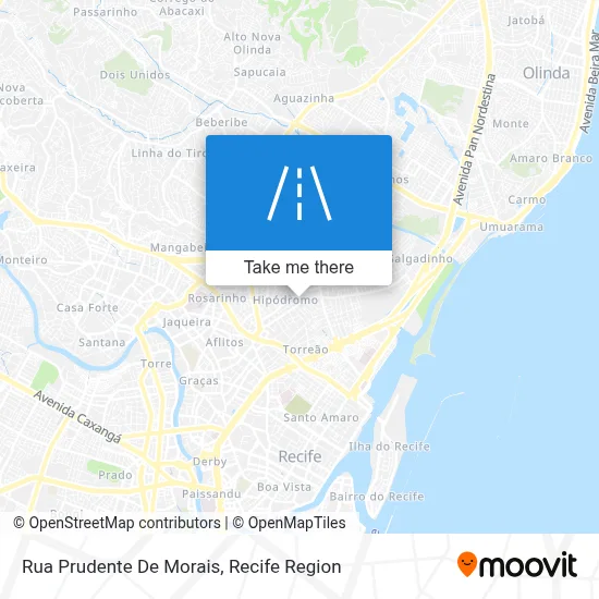 Rua Prudente De Morais map