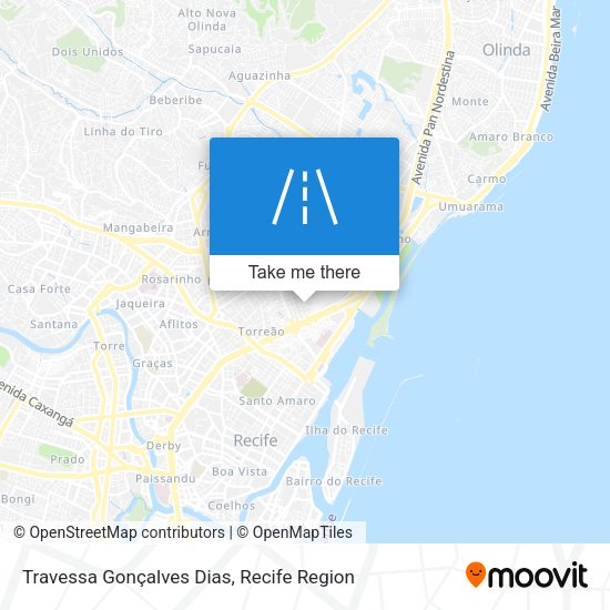 Travessa Gonçalves Dias map