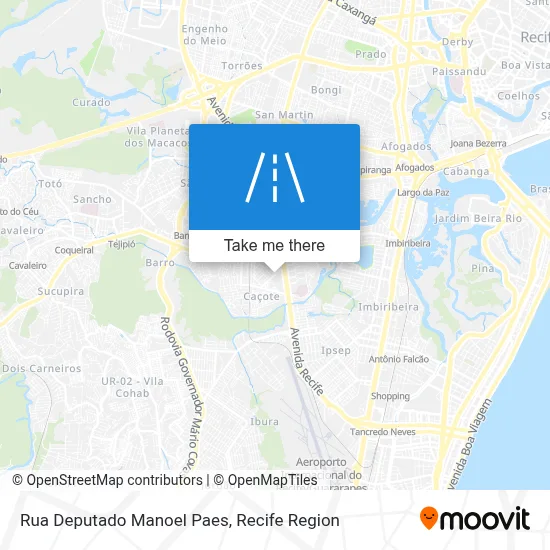 Rua Deputado Manoel Paes map