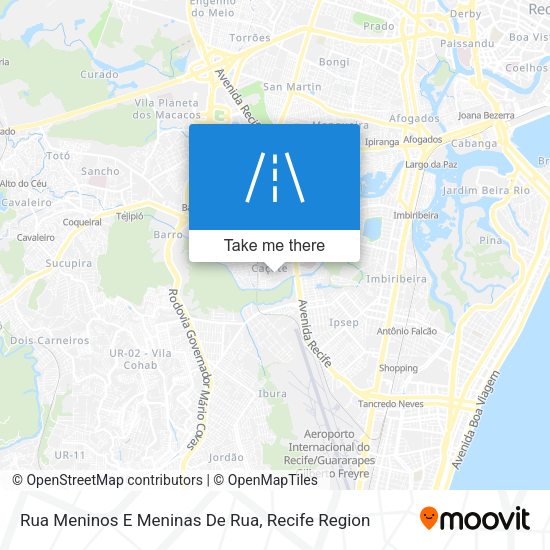 Rua Meninos E Meninas De Rua map
