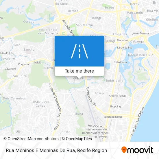 Rua Meninos E Meninas De Rua map