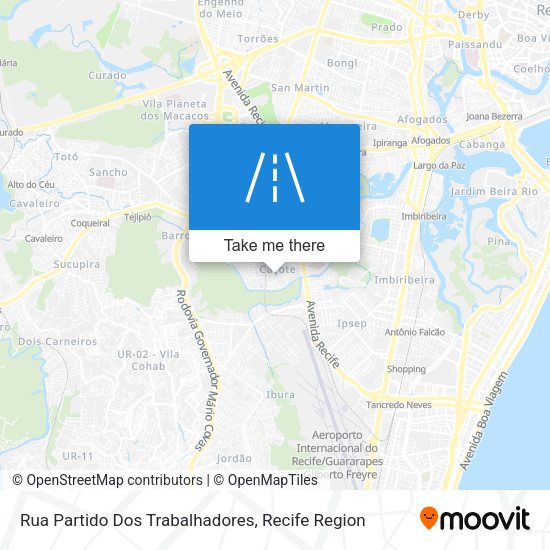 Rua Partido Dos Trabalhadores map