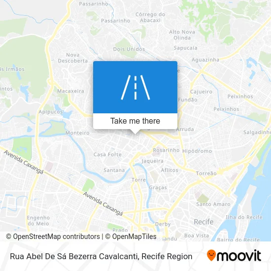 Rua Abel De Sá Bezerra Cavalcanti map