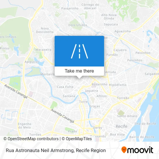 Rua Astronauta Neil Armstrong map