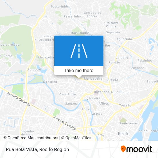 Rua Bela Vista map