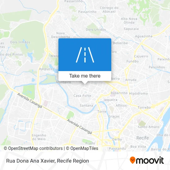 Rua Dona Ana Xavier map