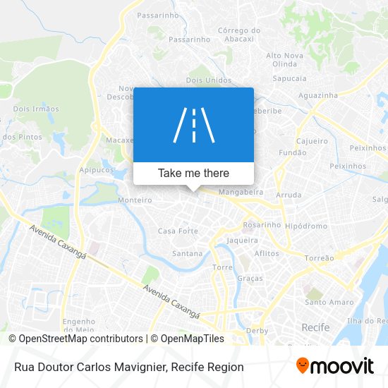 Rua Doutor Carlos Mavignier map