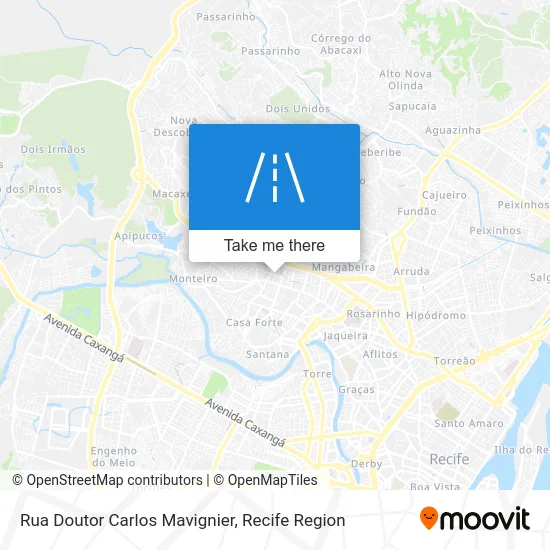 Rua Doutor Carlos Mavignier map