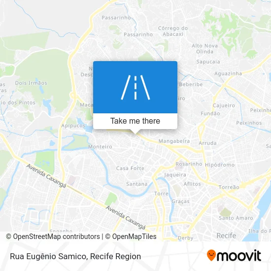 Rua Eugênio Samico map