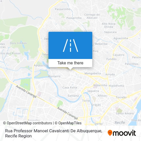 Rua Professor Manoel Cavalcanti De Albuquerque map