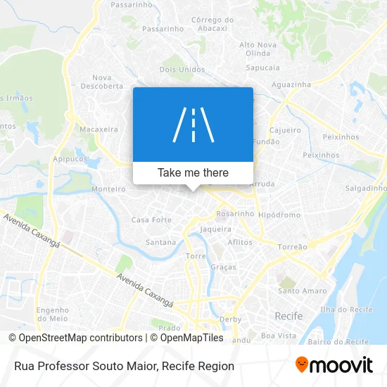 Rua Professor Souto Maior map