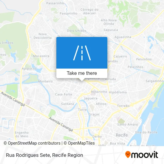 Rua Rodrigues Sete map