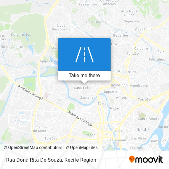 Rua Dona Rita De Souza map