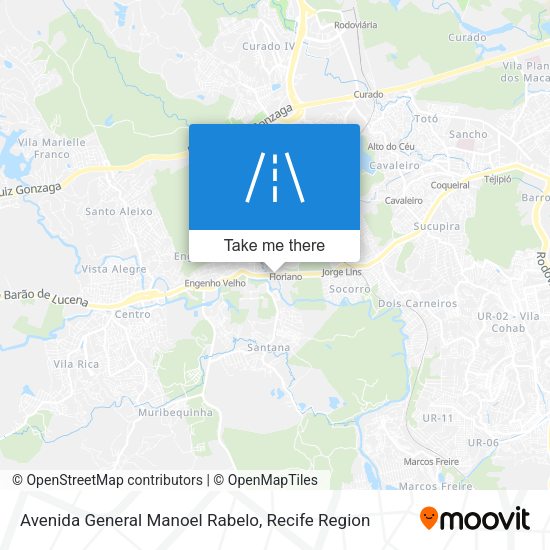 Avenida General Manoel Rabelo map