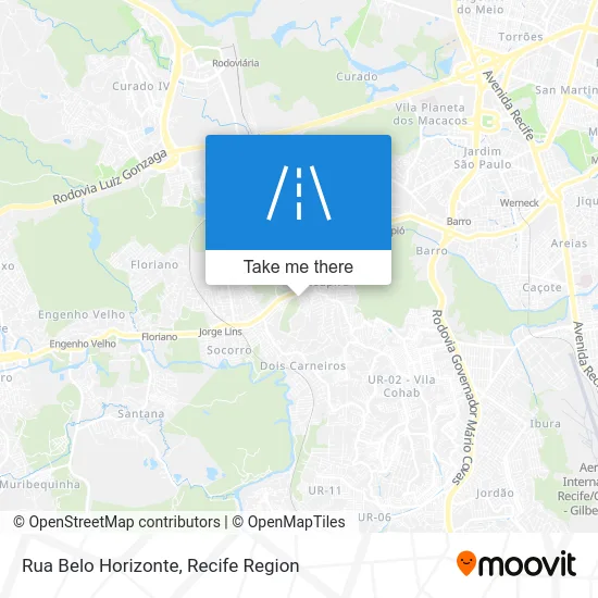 Rua Belo Horizonte map