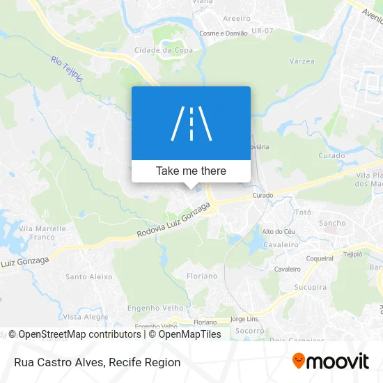 Rua Castro Alves map