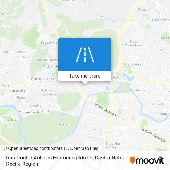 Rua Doutor Antônio Hermenegildo De Castro Neto map