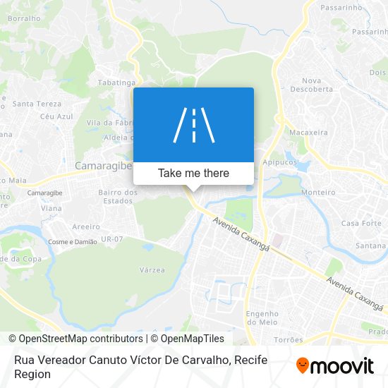 Rua Vereador Canuto Víctor De Carvalho map