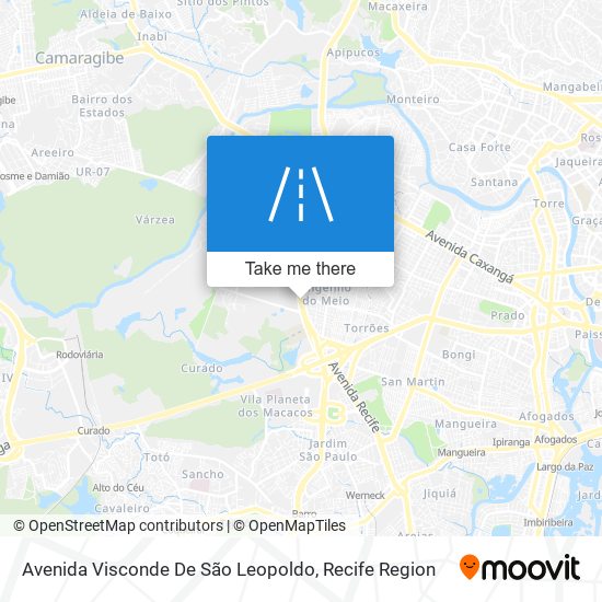 Avenida Visconde De São Leopoldo map