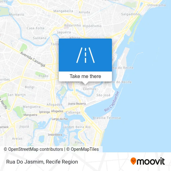 Rua Do Jasmim map