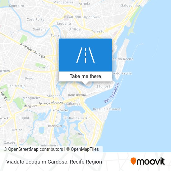 Viaduto Joaquim Cardoso map