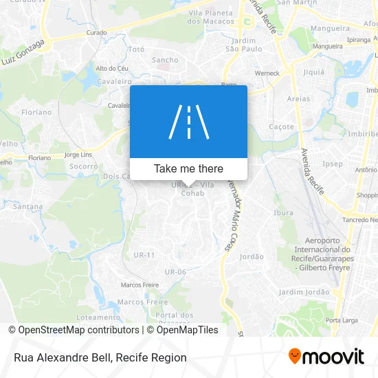 Rua Alexandre Bell map