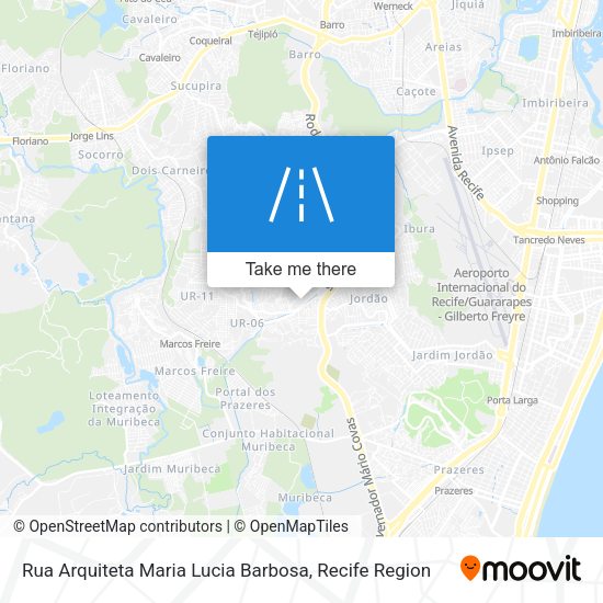 Rua Arquiteta Maria Lucia Barbosa map