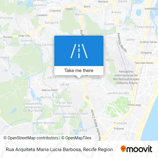 Rua Arquiteta Maria Lucia Barbosa map