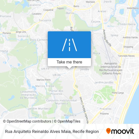 Rua Arquiteto Reinaldo Alves Maia map