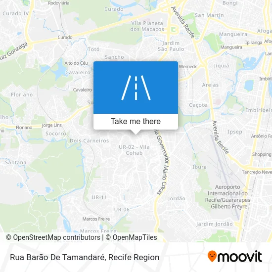 Rua Barão De Tamandaré map
