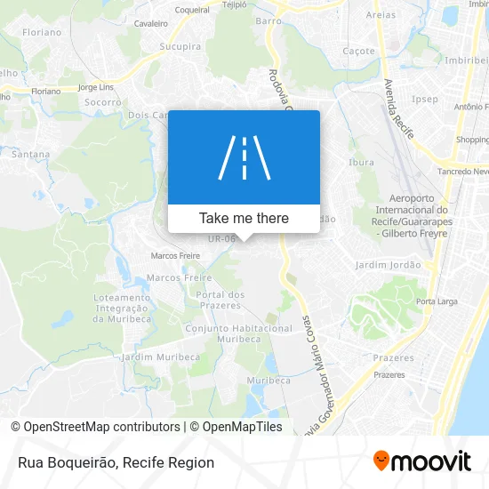 Rua Boqueirão map