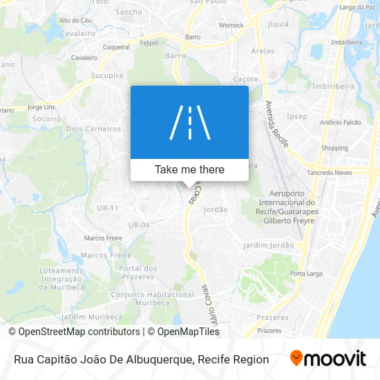 Rua Capitão João De Albuquerque map