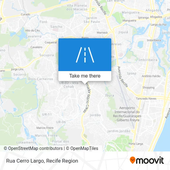Rua Cerro Largo map